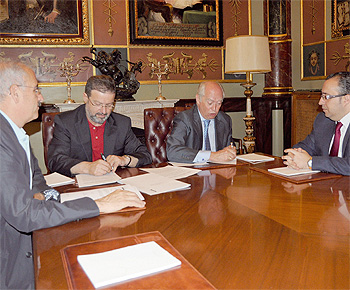 Firma del Convenio del SOJSE