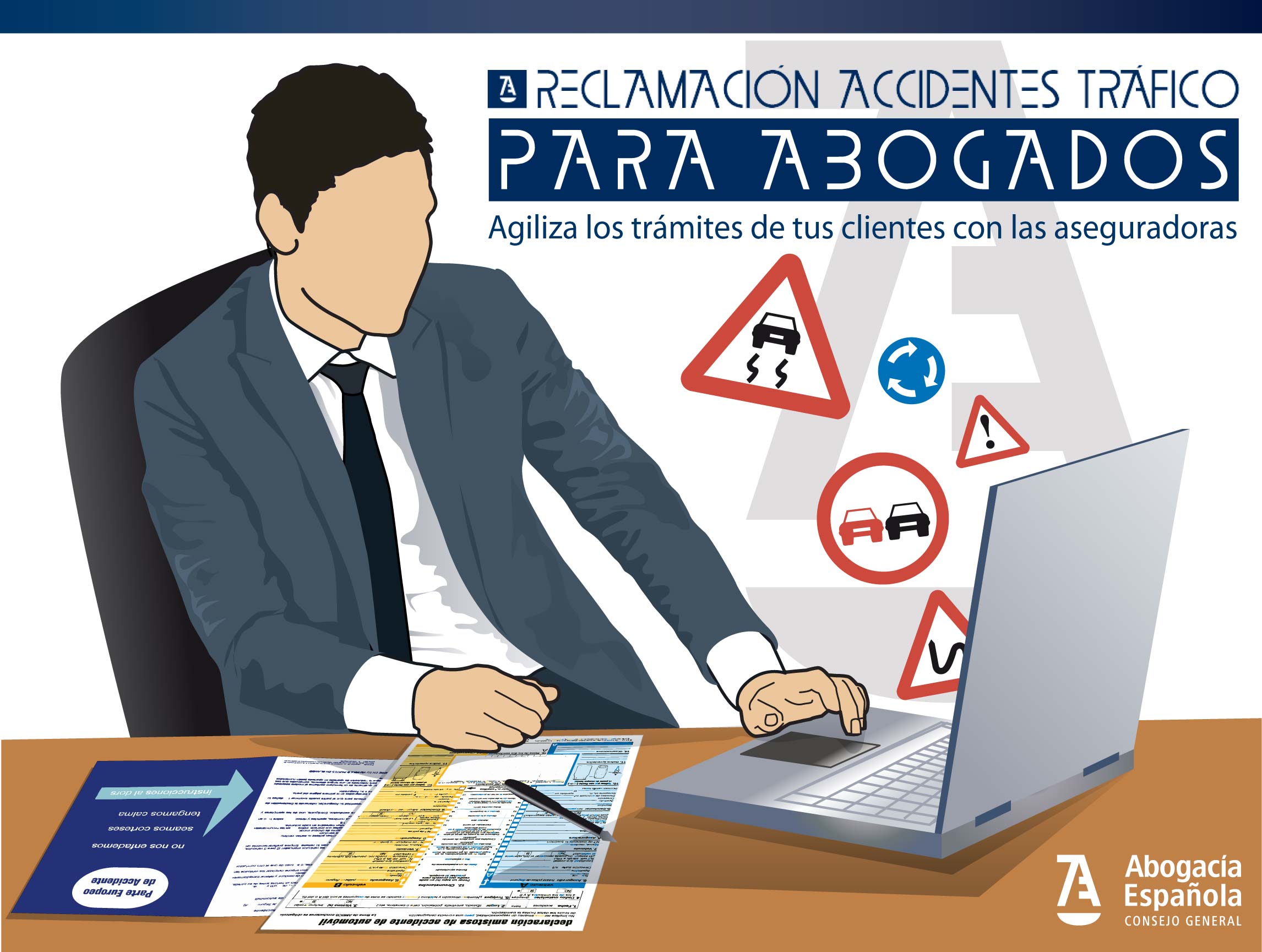 Nuevo servicio accesible a través de la Firma Electrónica de la Abogacía: la plataforma para la gestión telemática de las reclamaciones de daños personales derivados de accidentes de circulación